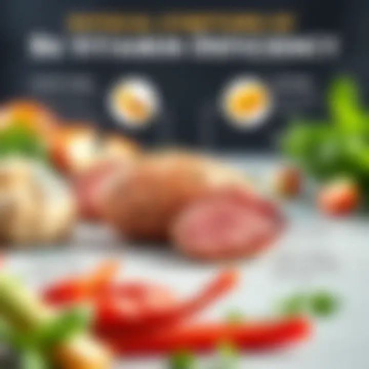 Infographic depicting physical symptoms of B6 vitamin deficiency