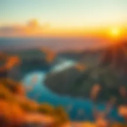 A breathtaking landscape captured during golden hour