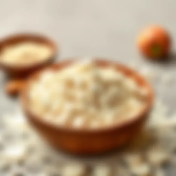 A bowl of Siyez flour ready for culinary exploration