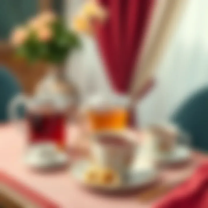 Elegant tea setting