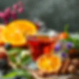 Delicious herbal tea selection