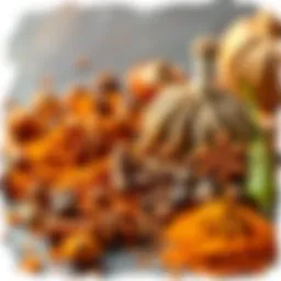 A vibrant assortment of spices used in garam masala