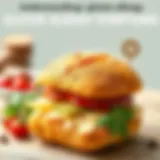 Visual representation of gluten allergy symptoms