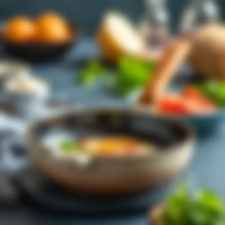 Innovative features of a top ceramic frying pan highlighted