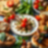 A vibrant spread of breakfast alternatives featuring plant-based proteins