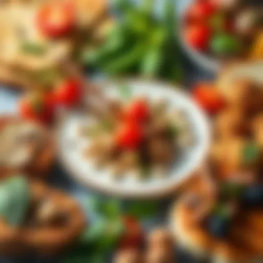 A vibrant spread of breakfast alternatives featuring plant-based proteins