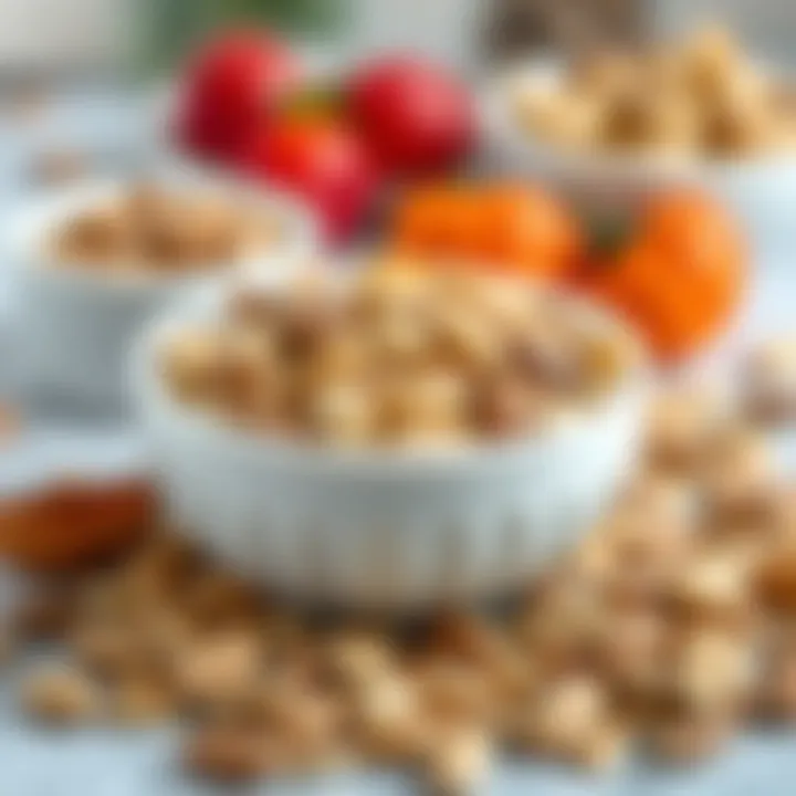 A selection of nuts and seeds rich in protein