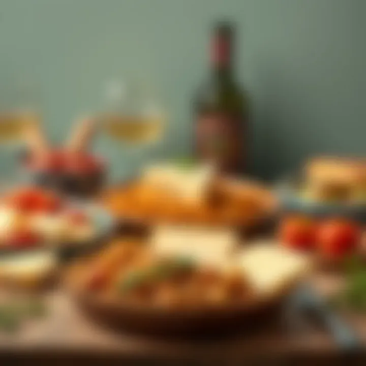 A selection of traditional dishes featuring Malatya cheese