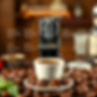 Coffee tasting notes and flavor profiles displayed