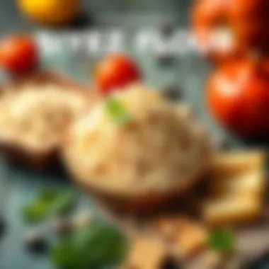 Nutritional benefits of Siyez flour illustrated with vibrant graphics