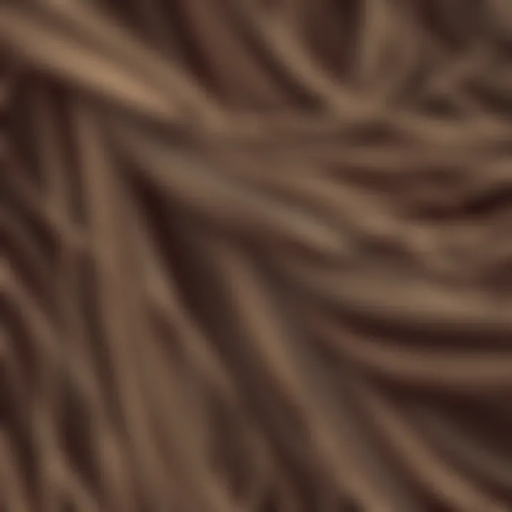 Close-up of oily hair strands highlighting the texture