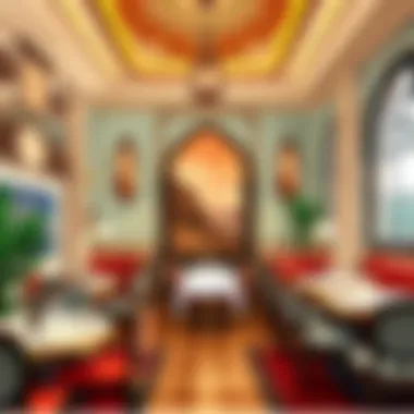 An elegant interior design reflecting a blend of tradition and modernity