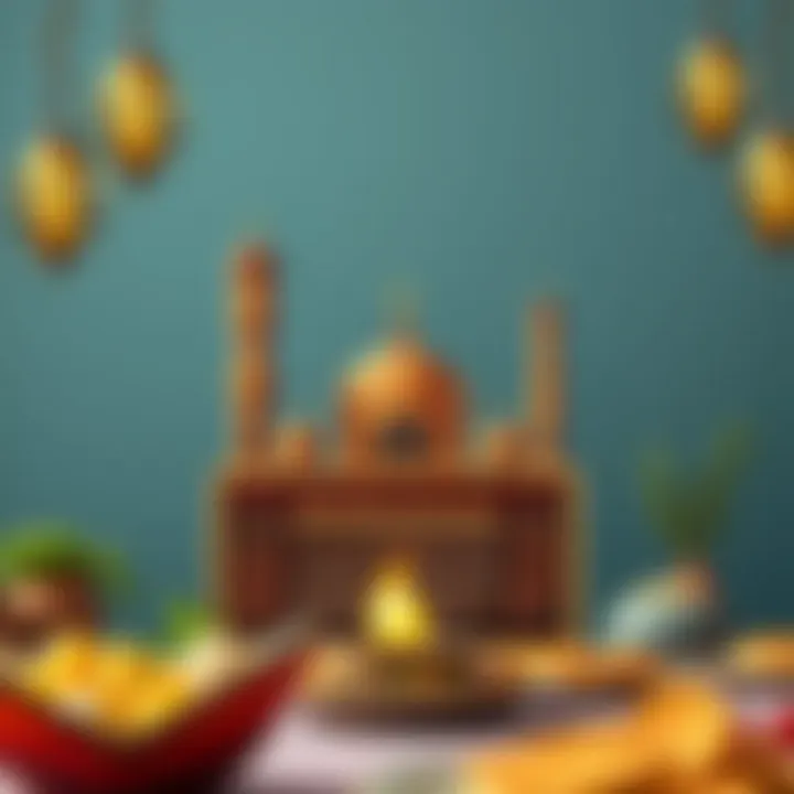 Calendar marking the Ramadan month