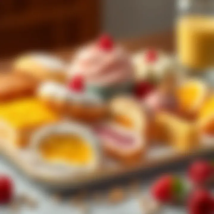 An array of traditional sweets celebrated during Ramazan Bayramı