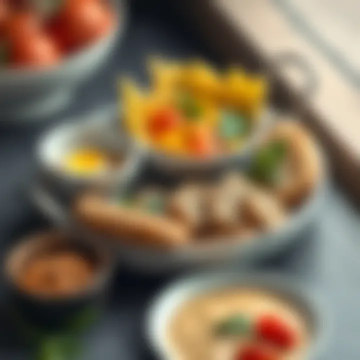 A selection of nutritious meals ideal for sahur.