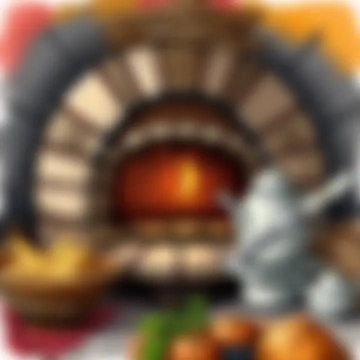 Traditional Seyran oven showcasing its intricate design and craftsmanship