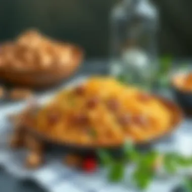 Traditional Turkish dish made with rice and peanuts