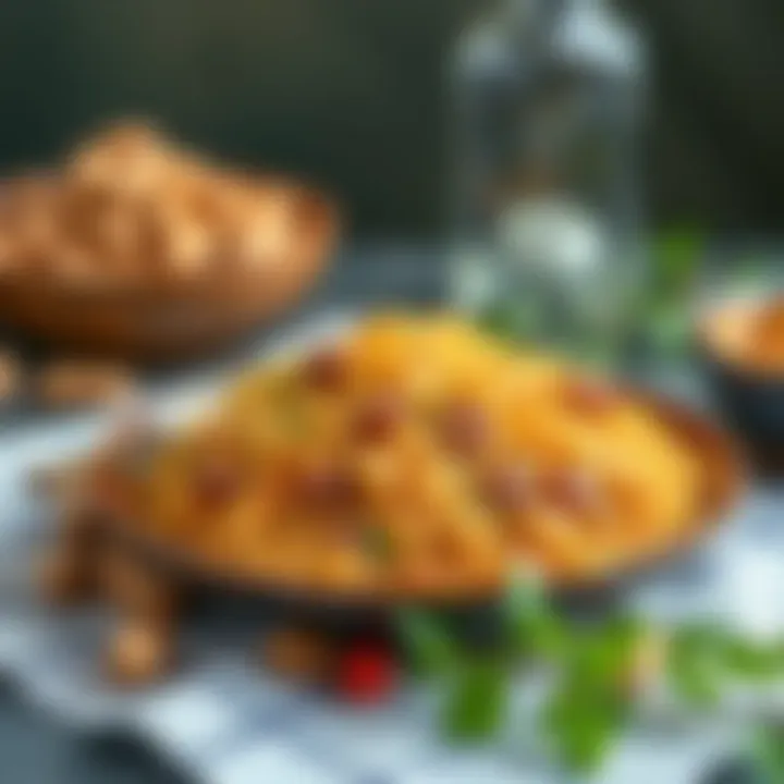 Traditional Turkish dish made with rice and peanuts