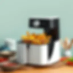 Sleek design of the Xiaomi fryer