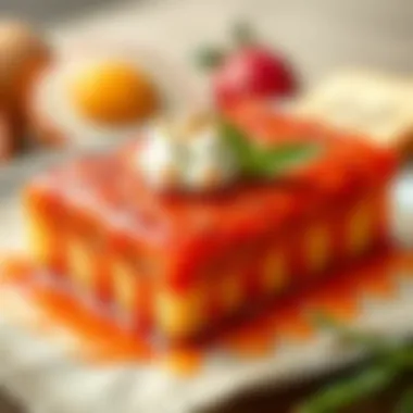 Delicious traditional Turkish dessert made with eggs